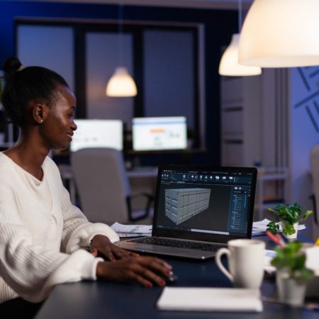 african-american-design-arhitect-working-d-software-developing-prototype-container-idea